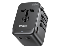 Ładowarka i akumulator UNITEK Ładowarka podróżna EU/US/UK/AUS PD 65 W P1122ABK01